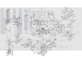 Matrix Fitness GM108 Strength System Down Disassembly Connect Set Iced Silver 1000420399 - hydrafitnessparts