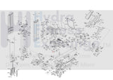 Matrix Fitness GM108 Strength System Front Sliding Sleeve Set Iced Silver 1000420497 - hydrafitnessparts