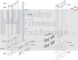 Matrix Fitness GM108 Strength System Marking 1000215704 - hydrafitnessparts