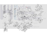 Matrix Fitness GM108 Strength System Upper Plastic Frame Replacement 1000397253 - hydrafitnessparts
