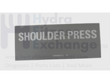 Matrix Fitness GM136 Strength System English Instructional Label 1000448453 - hydrafitnessparts