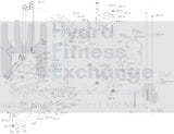 Matrix Fitness MGPTS79 MGPTS80 MGTS27 MGTS44 Strength System Long Handle 1000337623 - hydrafitnessparts