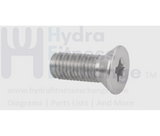 Matrix Fitness PL210 G3GM1 Strength System Flat Head Screw M8 x 20L 1000104717 - hydrafitnessparts