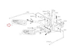 Matrix Fitness RB315 RB316 RB317 Stationary Bike Left Hand Pulse Grip Set 1000412368 - hydrafitnessparts