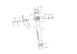 Matrix Fitness RB315 RB316 Stationary Bike Left Adjustment Pin Set 1000396723 - hydrafitnessparts