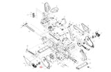 Matrix Fitness RB315 RB316 Stationary Bike Right Frame Cover Extrawork Print 1000403923 - hydrafitnessparts