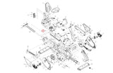 Matrix Fitness RB315 RB316 Stationary Bike Seat Slide Set 1000386081 - hydrafitnessparts