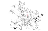 Matrix Fitness Stationary Bike Back Frame Cover 1000403927 - hydrafitnessparts