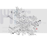 Matrix Fitness Stationary Bike Front Frame Cover 1000304472 - hydrafitnessparts