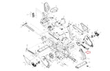 Matrix Fitness Stationary Bike Front Frame Cover 1000403928 - hydrafitnessparts
