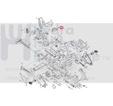 Matrix Fitness Stationary Bike Left Kettle Rack 1000301948 - hydrafitnessparts