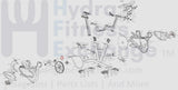 Matrix Fitness Stationary Bike Magnet 10 x 5 003414 - 00 - hydrafitnessparts
