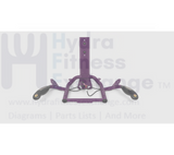 Matrix Fitness Stationary Bike Purple Seat Set 1000337887 - hydrafitnessparts