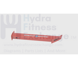 Matrix Fitness Stationary Bike Right Console Mast Set American Red Beauty 1000355295 - hydrafitnessparts