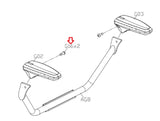 Matrix Fitness Stationary Bike Socket Head Screw M8x1.25Px22.5L - 8L 018653 - A - hydrafitnessparts