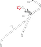 Matrix Fitness Stepper Step Right Quickly Key Hand Grip Set 1000400122 - hydrafitnessparts