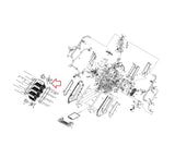 Matrix Fitness Stepper Step Round Head Hex Socket Screw M10 - 1.5P x 30L 004515 - 00 - hydrafitnessparts