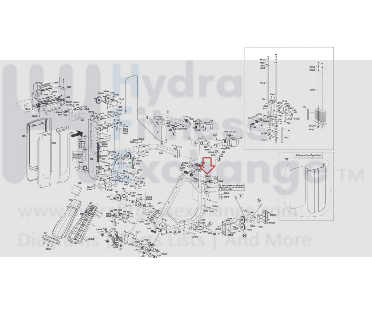 Matrix Fitness Strength System Back Base Cap 1000407605 – hydrafitnessparts