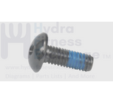 Matrix Fitness Strength System Button Head Hex Socket Screw M6 - 1.0P x 15L 1000104708 - hydrafitnessparts