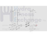 Matrix Fitness Strength System Connecting Piece 1000381709 - hydrafitnessparts