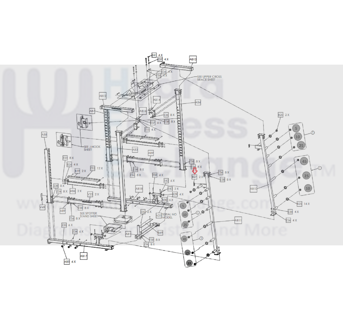 Matrix Fitness Strength System Endcap 1 1/2