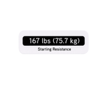 Matrix Fitness Strength System English Weight Decal 1000366604 - hydrafitnessparts