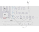 Matrix Fitness Strength System Foam Grip 24 x 5.0t x 150L 018940 - A - hydrafitnessparts