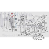 Matrix Fitness Strength System Inner Board Rail 1000376867 - hydrafitnessparts