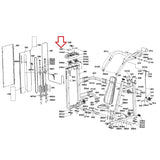 Matrix Fitness Strength System Left Kettle Plate 1000442570 - hydrafitnessparts