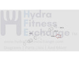 Matrix Fitness Strength System Pan Head Screw M5x5x4 Part 1000410674 - hydrafitnessparts
