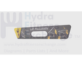 Matrix Fitness Strength System Pc English Instructional Label 1000412775 - hydrafitnessparts