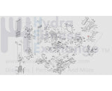 Matrix Fitness Strength System Plastic Liner Seat Adjustment 1000376827 - hydrafitnessparts