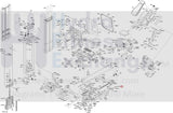 Matrix Fitness Strength System Rear Base Endcap 1000103181 - hydrafitnessparts
