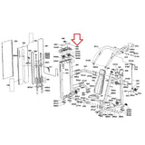 Matrix Fitness Strength System Right Kettle Plate 1000442571 - hydrafitnessparts