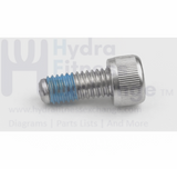 Matrix Fitness Strength System Round Head Hex Socket Bolt Screw M8 x 16 004476 - Z - hydrafitnessparts