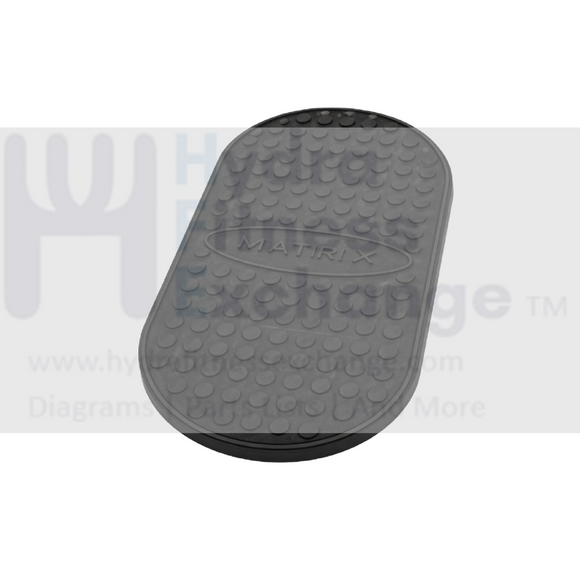 Matrix Center Foot Matrix Fitness Strength System Rubber Foot Pad 000528-BA ...