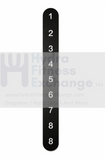 Matrix Fitness Strength System Seat Adjustment Special Pc Label 1000206765 - hydrafitnessparts