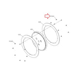 Matrix Fitness TM529 Treadmill Phillip Head Chrome Screw M5 - 0.8P x 10L 1000412364 - hydrafitnessparts