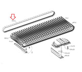 Matrix Fitness TM543 TM548 Treadmill Cogged Drive Belt 1000448261 - hydrafitnessparts