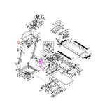 Matrix Fitness Treadmill Round Head Socket Screw M6 - 1.0P x 25L 004468 - 00 - hydrafitnessparts