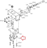 Matrix Fitness Treadmill Transport Wheel 1000437121 - hydrafitnessparts