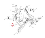 Matrix Fitness Upright Bike Muffle Handlebar Set Exreawork 1000232285 - hydrafitnessparts