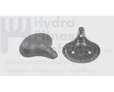 Matrix Indoor Cycle Saddle Seat Length 270mm (10.63") x Width 250mm (9.84") - hydrafitnessparts