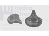 Matrix Indoor Cycle Saddle Seat W/Round Stud Clamp Style L 320mm x W 305mm - hydrafitnessparts