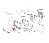 Matrix Retail CTM753 CTM1028 Treadmill Right Speaker Cover 1000450586 - hydrafitnessparts