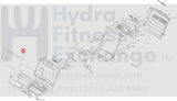Matrix Retail Treadmill Overlay Set Program W/English Keypad 1000356232 - hydrafitnessparts