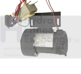Mode 1 Treadmill DC Drive Motor Assembly With Transformer Choke 822 - 501 - hydrafitnessparts