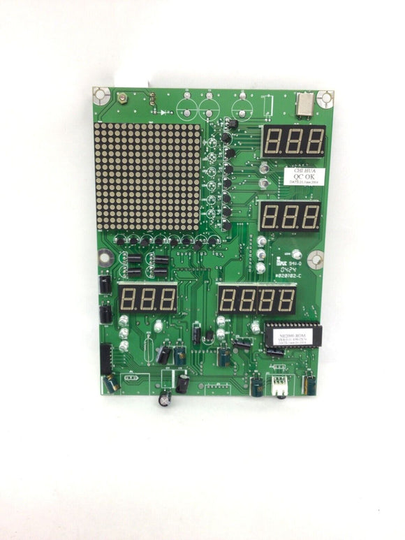 Nautilus Residential Elliptical Console Circuit Display Board MFR 020102 - C - hydrafitnessparts