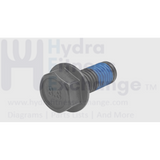 Nautilus Residential Stationary Bike Hex Head Nylon Lock Flang Screw 1000511639 - hydrafitnessparts