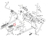 NordicTrack A.C.T. Elite Elliptical Right Foot Pedal Adjust Handle 364428 - hydrafitnessparts